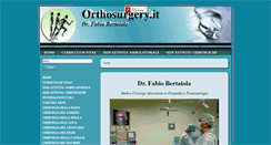 Desktop Screenshot of orthosurgery.it